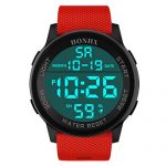 Mens Digital Sports Watches LED Screen Large Face Military Watches