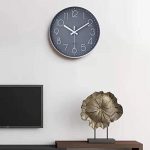 12 Inch Non-Ticking Wall Clock - Modern and Silent Timepiece for Home and Office