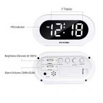 Bedrooms, Bedside, Desk Small LED Digital Alarm Clock