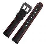WOCCI 20mm Silicone Watch Band, Sporty Soft