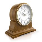 Mantel Clock Wood Mantle Clock Battery Operated