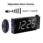 rojector Ceiling Clock with 7”Large Digtal LED Display Dimmer