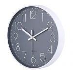 12 Inch Non-Ticking Wall Clock - Modern and Silent Timepiece for Home and Office