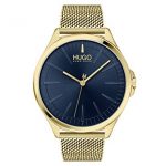 Watch with Gold Ion Plated Strap HUGO by Hugo Boss