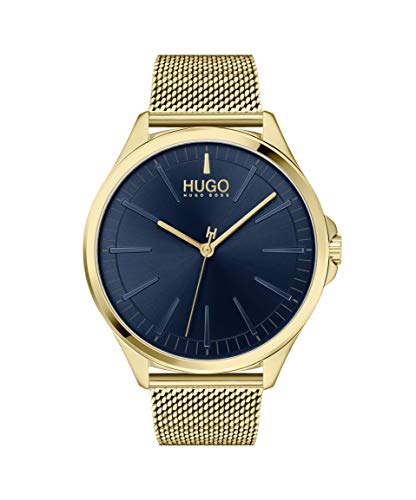 Watch with Gold Ion Plated Strap HUGO by Hugo Boss