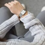 Larsson Jennings 34mm Satin White dial and Silver Stainless