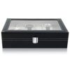 Ohuhu Watch Box, 12 Slot Watch Case PU Leather