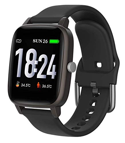 Body temperature Smartwatch Fitness Tracker with Heart Rate Blood Pressure