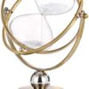 Large Antique Rotating White Sand Clock 60 Minute Hourglassr Sand Time