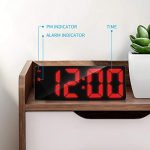 LED Digital Alarm Clock Adjustable Brightness