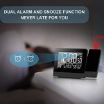 Geevon Projection Alarm Clock,Indoor Thermometer Hygrometer