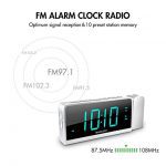 Projection Digital Alarm Clock with USB Phone Charger
