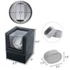 Single Watch Winder in Black Leather