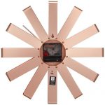 Non Ticking Wall Clock Copper
