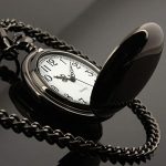 LYMFHCH Classic Smooth Vintage Quartz Pocket Watch