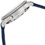 Seiko Automatic Stainless Steel Watch with Blue Band