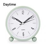 Analog Alarm Clock, 4 inch Super Silent Non Ticking Small Clock