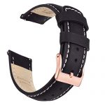 Ritche 20mm Leather Watch Band Quick Release for Men Women