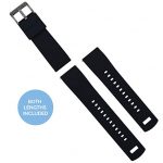 22mm Black - Barton Elite Silicone Watch Bands