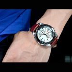 WOCCI 18mm Alligator Embossed Leather Watch Band