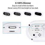 Bedrooms, Bedside, Desk Small LED Digital Alarm Clock