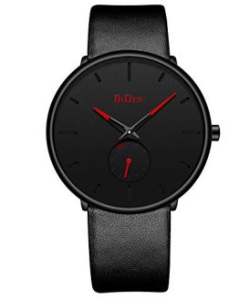 Mens Watch Minimalist Fashion Luxury Ultra Thin Wrist Watches