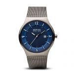 BERING Time | Men's Slim Watch 14440-007 | 40MM Case | Solar Collection