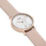 CLUSE La Roche Rose Gold White Marble  Women's Watch