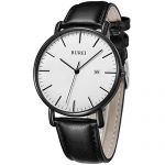 BUREI Men's Fashion Minimalist Wrist Watch Analog