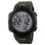 Digital Sports Watch, Waterproof LED Screen Large Face Military