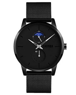 Wrist Watch Minimalist Waterproof Mens Watch