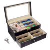 Leather Watch Box Case Organizer