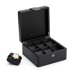 6-Slot Watch Box Organizer Collector Wooden