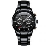 CRRJU Watches Men's Date Business Casual Chronograph