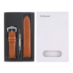 Dark Brown 20mm Watch Band Leather Quick Release