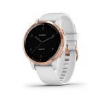 White/Rose Gold Garmin Vivoactive 4S Smartwatch