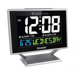 Sharp Atomic Desktop Clock with Color Display - Atomic Accuracy