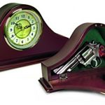 Mahogany Mantel Concealment Gun Clock