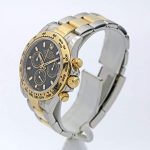 Rolex Oyster Perpetual Cosmograph Daytona 40MM - Stainless Steel and 18K Yellow Gold, Black Dial, Swiss Made 🌟