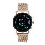 Skagen Stainless Steel and Mesh Touchscreen Smartwatch, Rose Gold