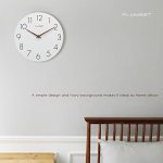 Plumeet 12'' Wooden Wall Clock Frameless Clocks