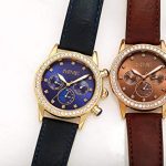 August Steiner Swarovski Crystal Studded Women’s Watch