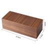 BingYes Wood Watch Box,with Ring Storage Bag