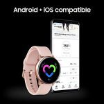Rose Gold Smart Watch with Fitness Tracking