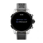 HR Heart Rate Nylon Touchscreen Smart Watch Diesel