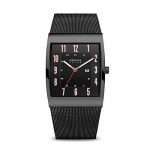 BERING Men's Solar Powered Watch with Stainless Steel Strap