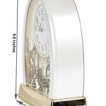 Joyful Crystal Pearl Musical Mantel Clock