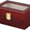 Large Watch Display Case Organizer with Real Glass