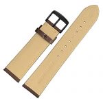 WOCCI 20mm Watch Bands - Dark Brown Vintage Leather
