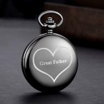 Retro Vintage Quartz Roman Numerals Pocket Watch
